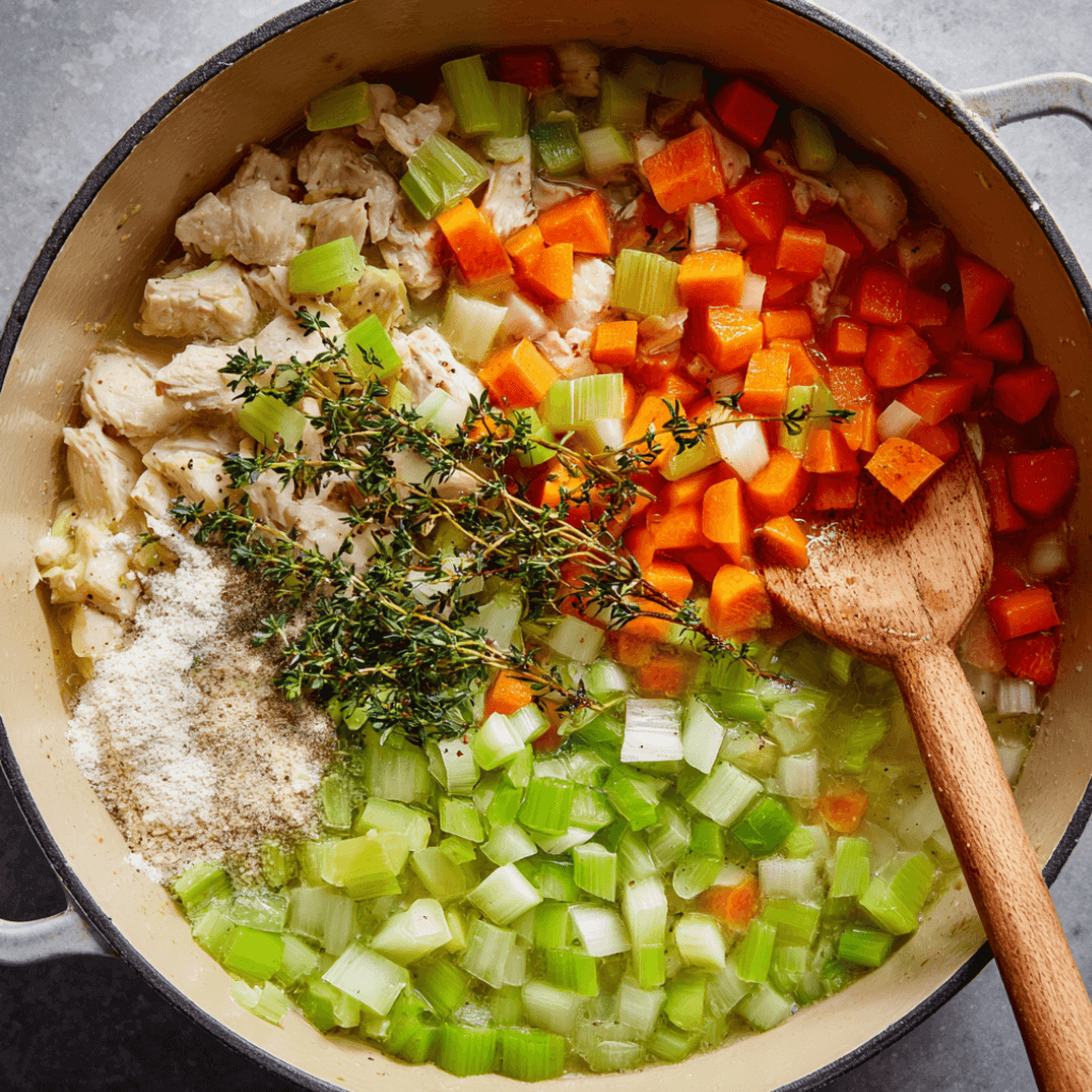 Chicken Pot Pie Soup Recipe: A Cozy, Easy Dinner!