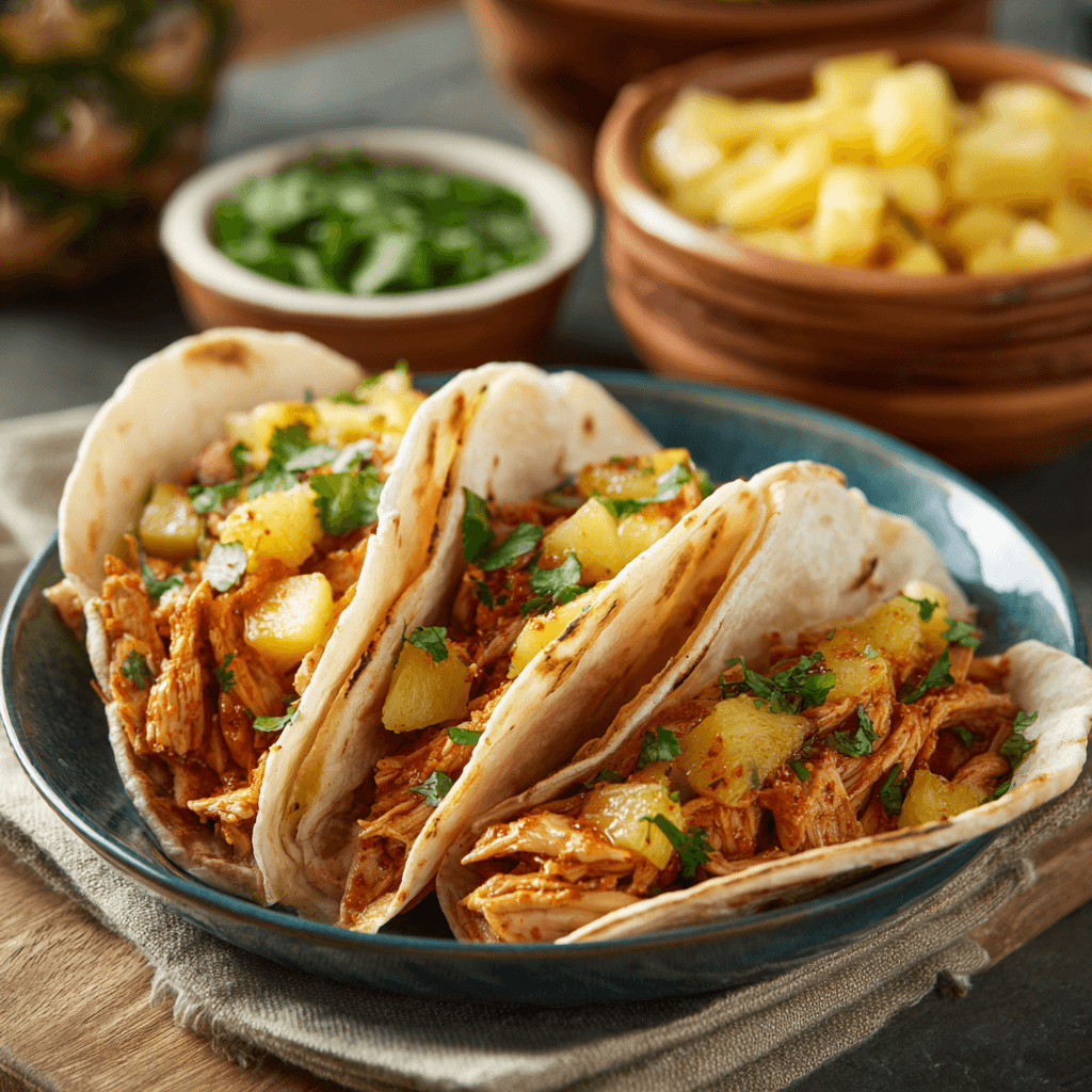 Chipotle Pineapple Chicken Tacos Recipe You'll Love!
