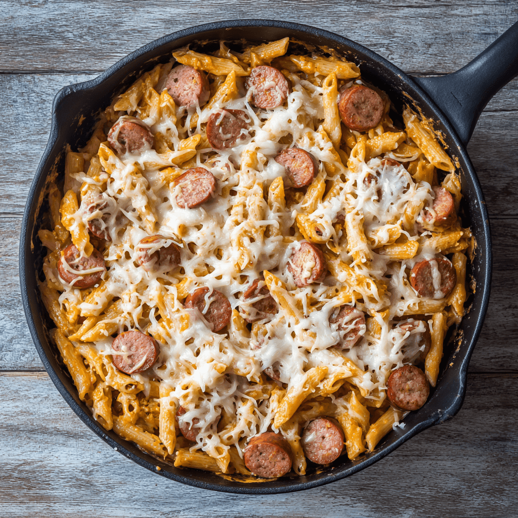 Pumpkin and Sausage Pasta Bake: A Cozy Dinner Delight!