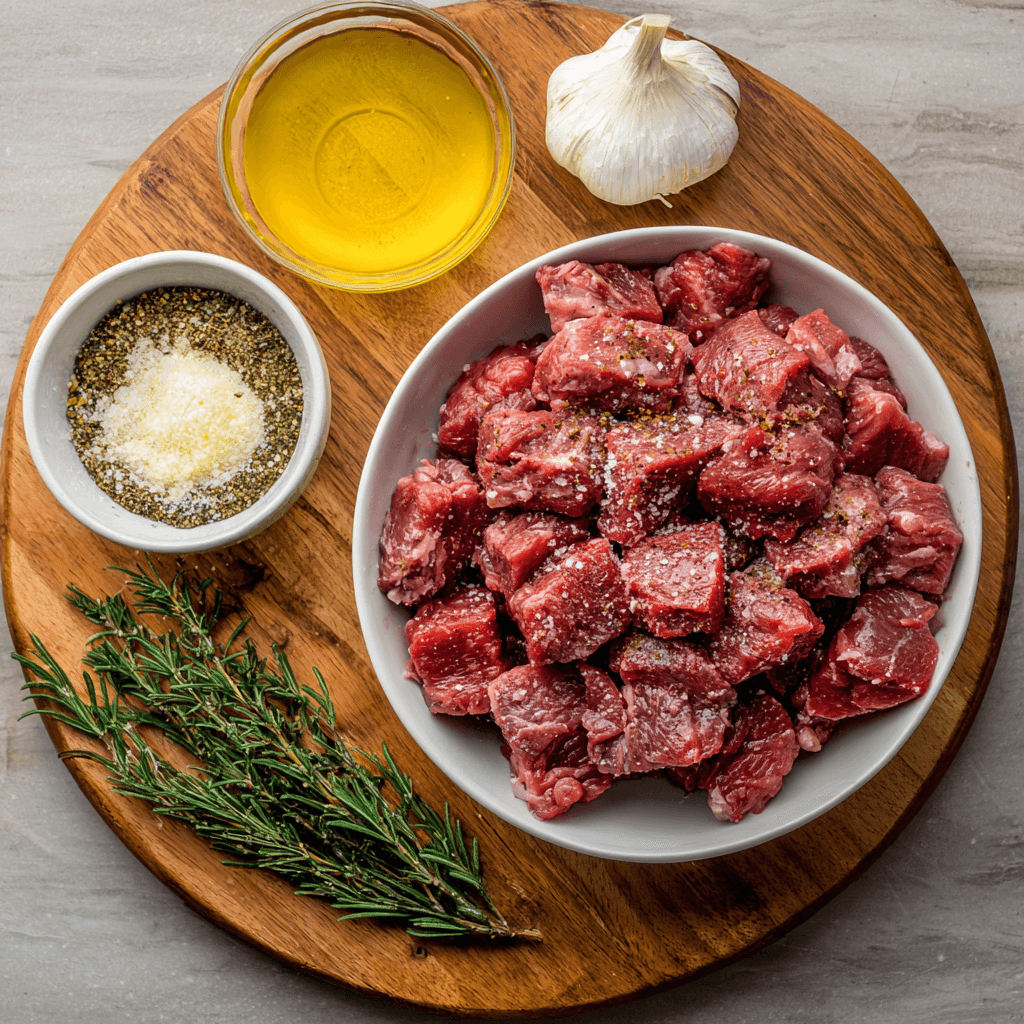 High Protein Slow Cooker Garlic Butter Beef Bites are Irresistible!