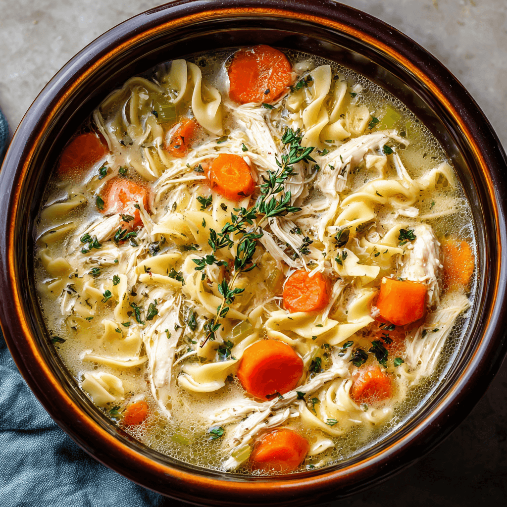 Crockpot Chicken Noodle Soup: A Comforting Delight Ready!