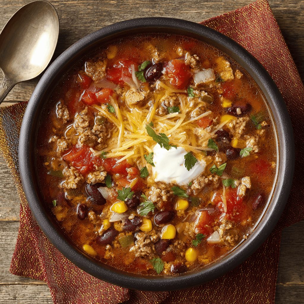 Hearty Taco Soup Recipe That Will Warm Your Soul