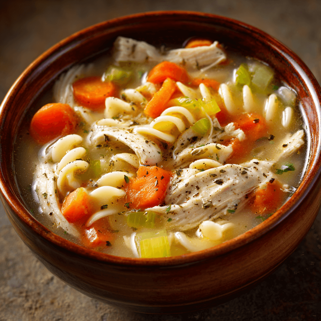 Homestyle Chicken Noodle Soup: Comfort in Every Bite!
