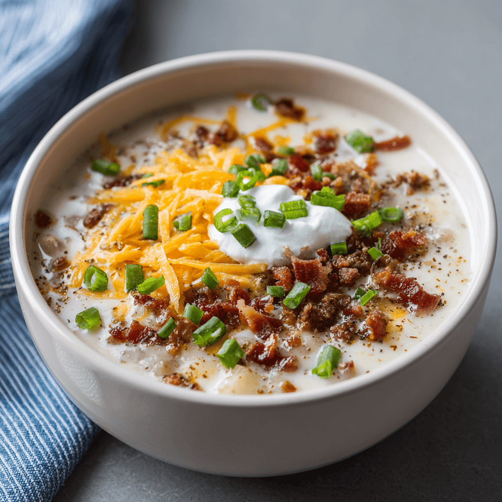Loaded Potato Soup: Easy Stovetop Recipe You’ll Love!