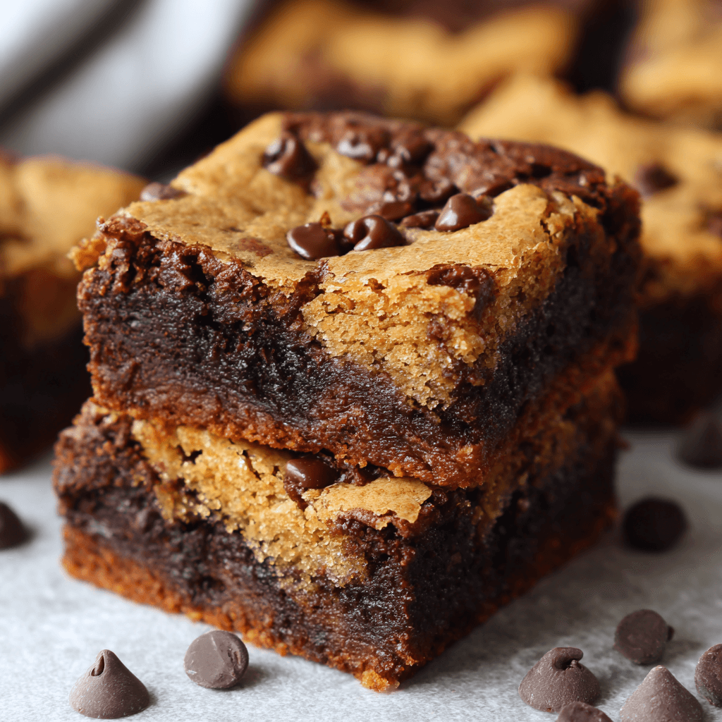 The Best Fudgy Chewy Browkies (Brookies) You'll Love!