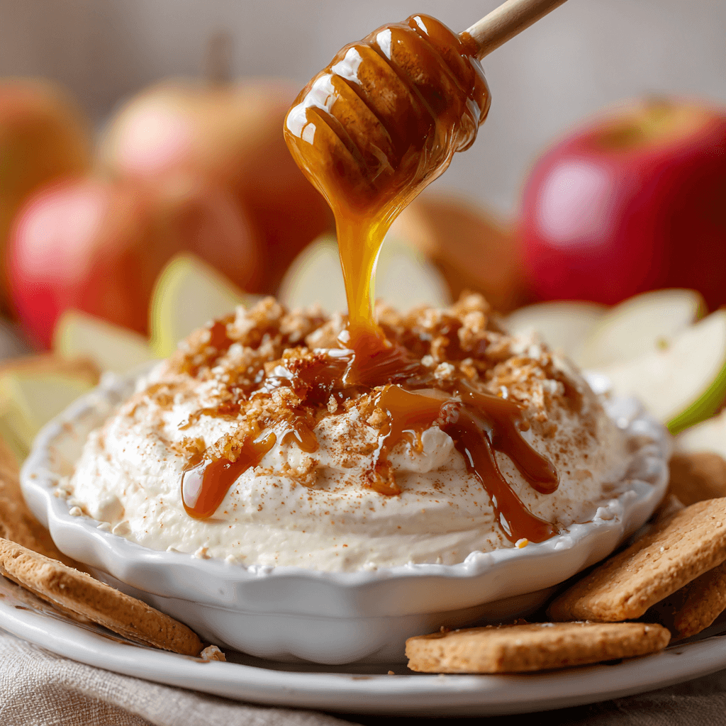 Caramel Apple Cheesecake Dip Recipe That's Irresistible!
