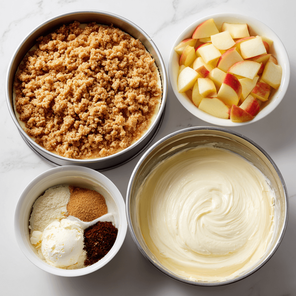 Apple Crumble Cheesecake: Indulge in this Delight!