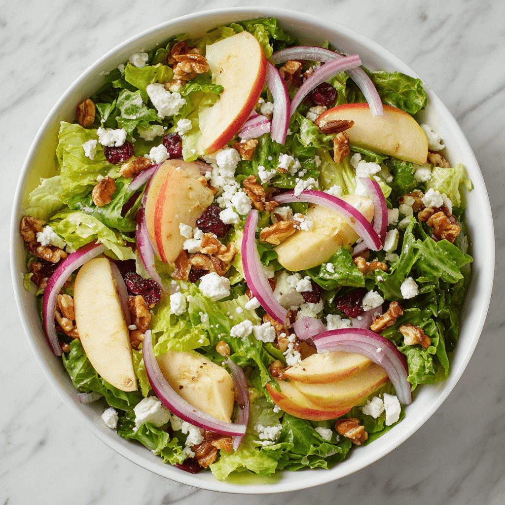 Autumn Harvest Honeycrisp Apple and Feta Salad delights!