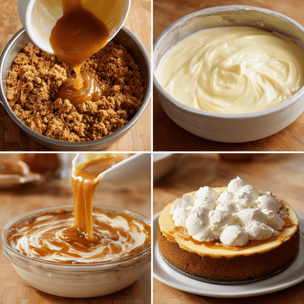 Salted Caramel Apple Pie Cheesecake Will Delight Your Tastebuds!