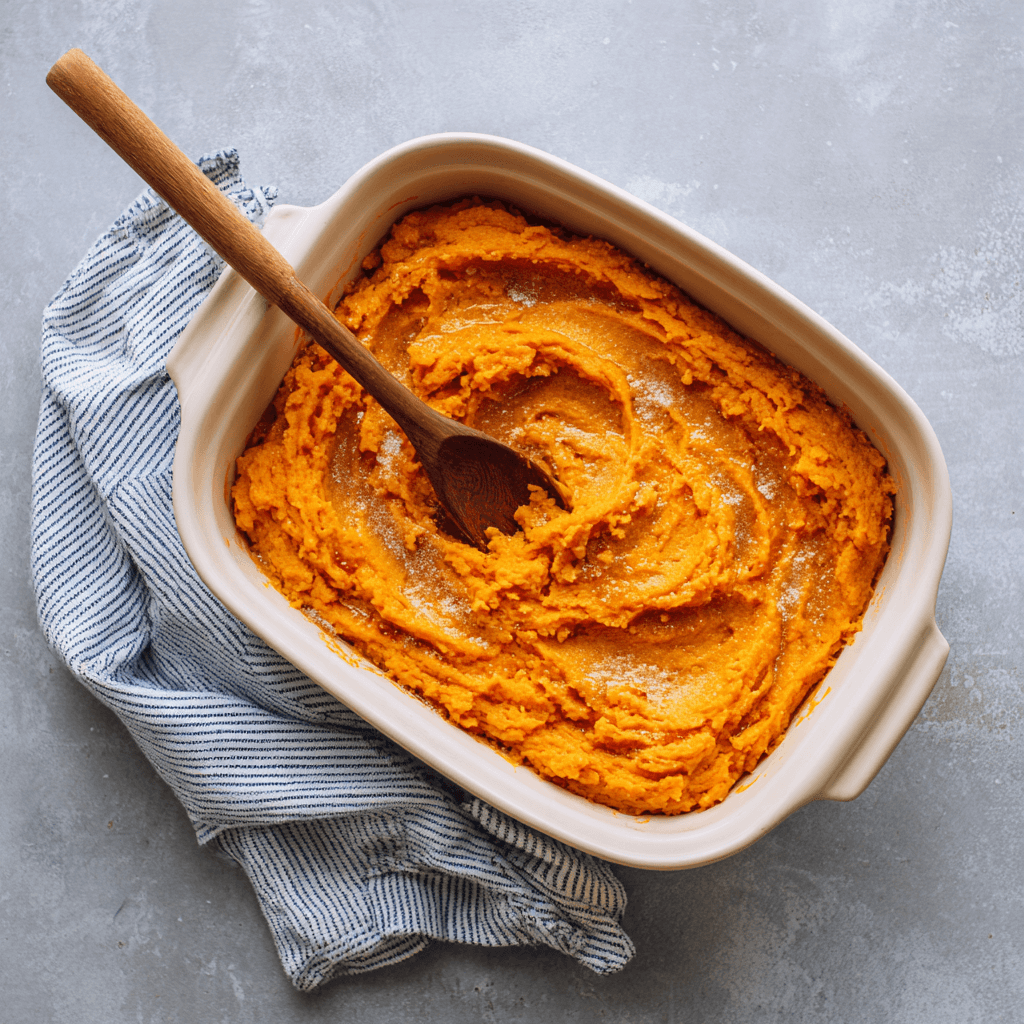 Southern Maple Sweet Potato Casserole That You'll Love!