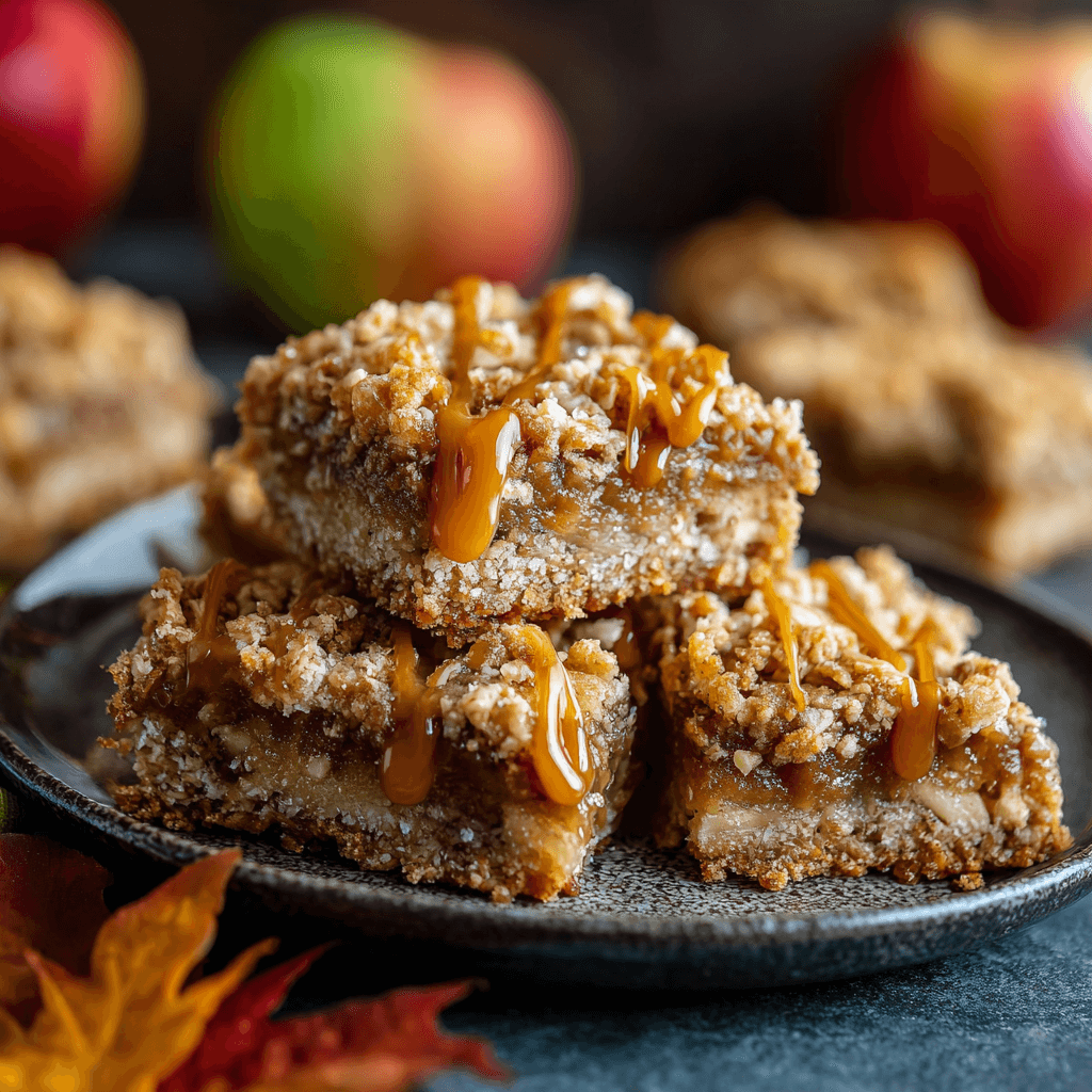 Irresistible Salted Caramel Apple Bars for Fall Delight!