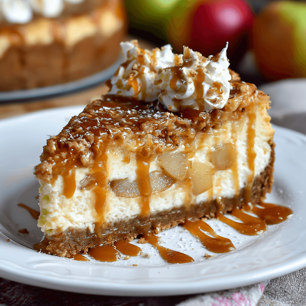 Salted Caramel Apple Pie Cheesecake Will Delight Your Tastebuds!