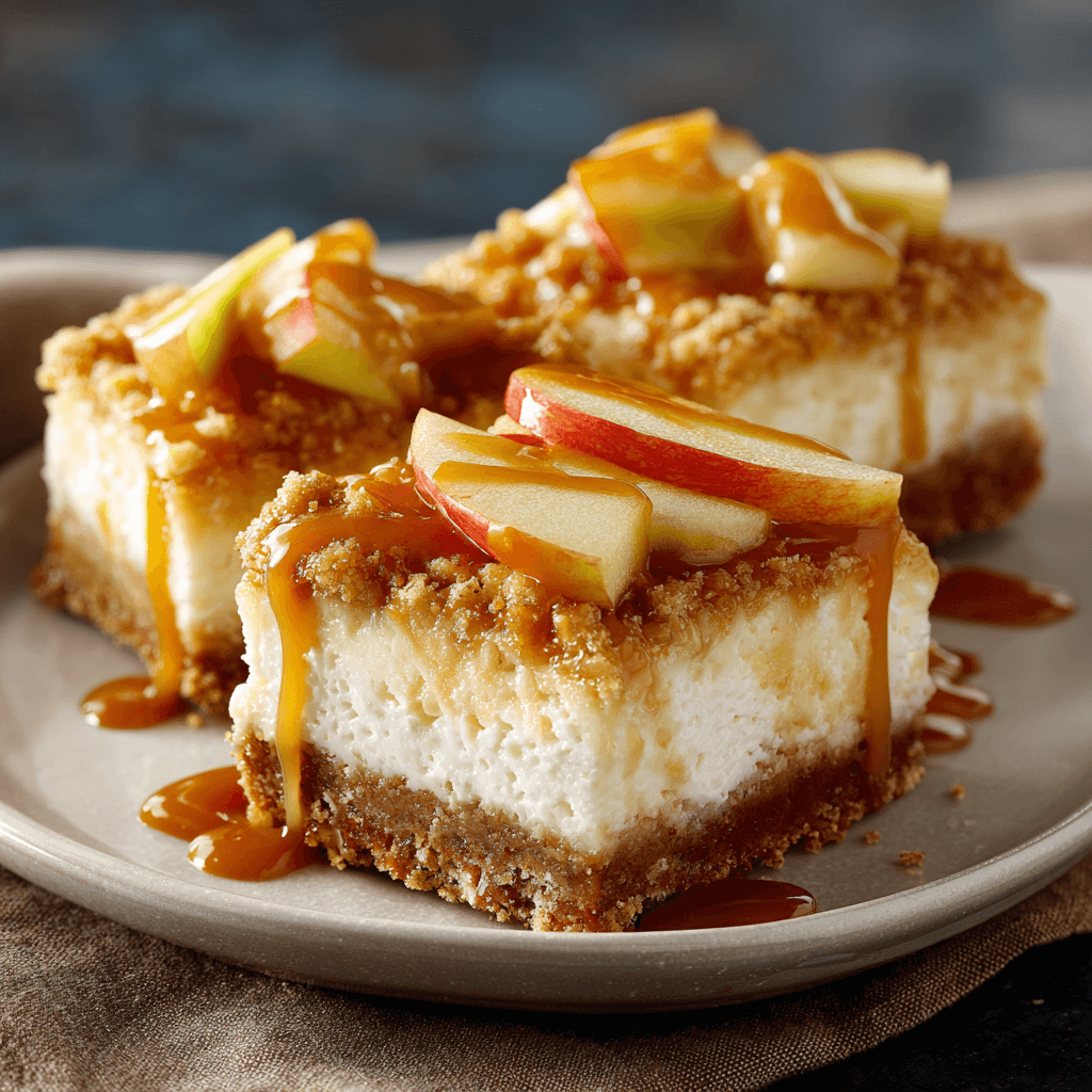 Caramel Apple Cheesecake Bars Recipe: Unleash Dessert Bliss!