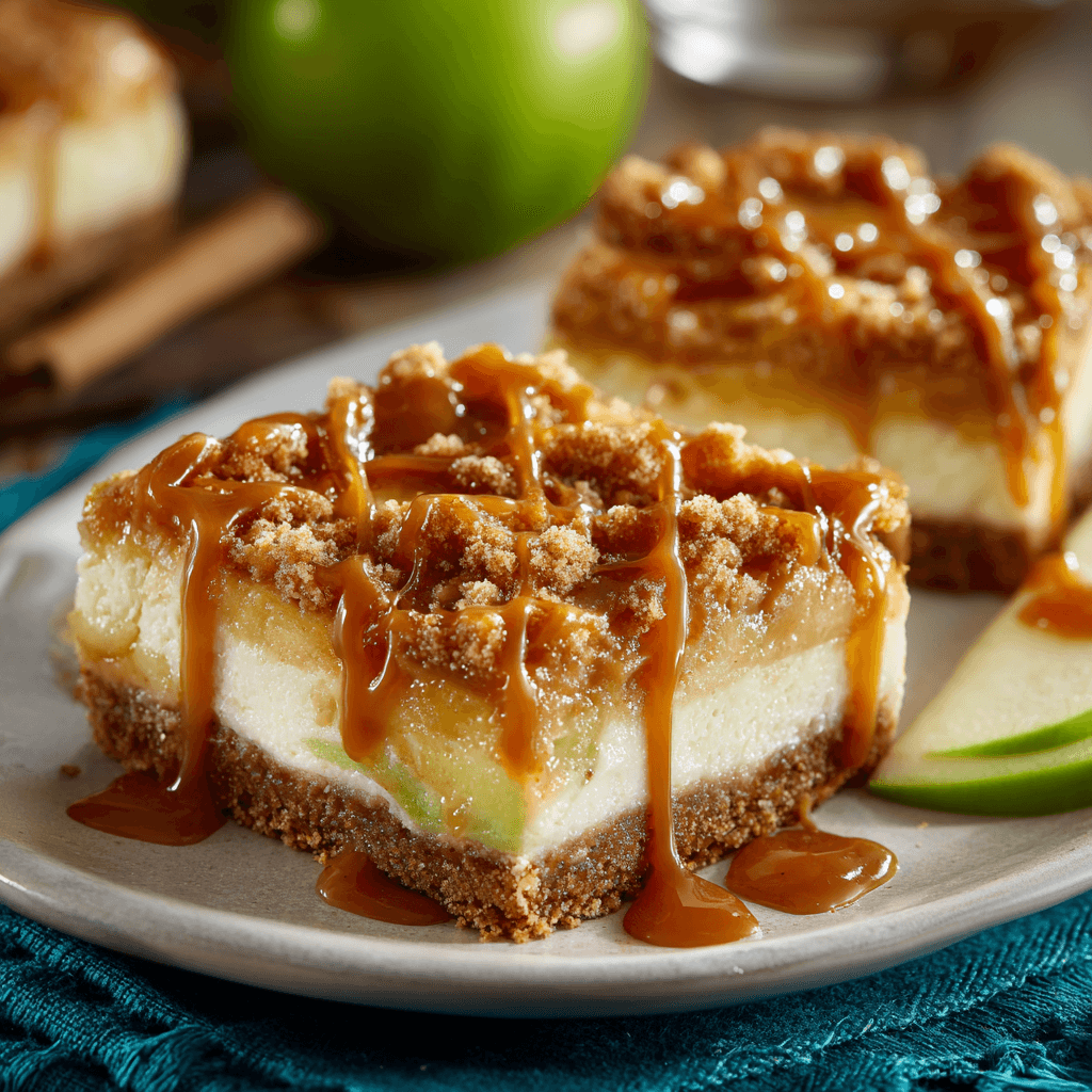 Caramel Apple Cheesecake Bars Recipe You'll Love Today!