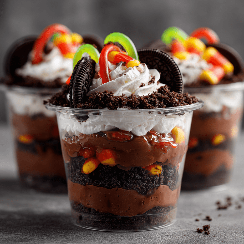 Make these fun Halloween dirt cups kids will adore!