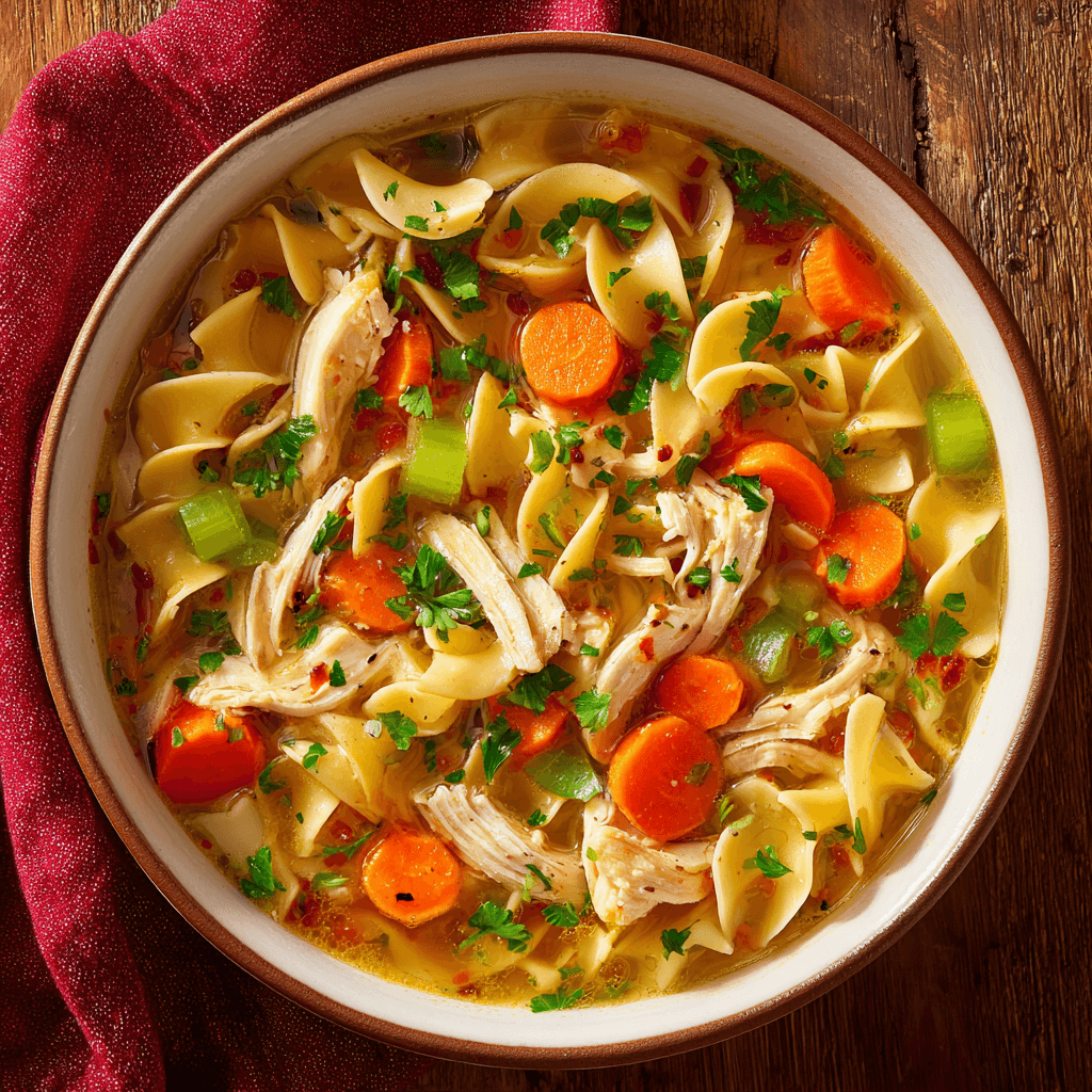 Homestyle Chicken Noodle Soup: The Ultimate Comfort Bowl!