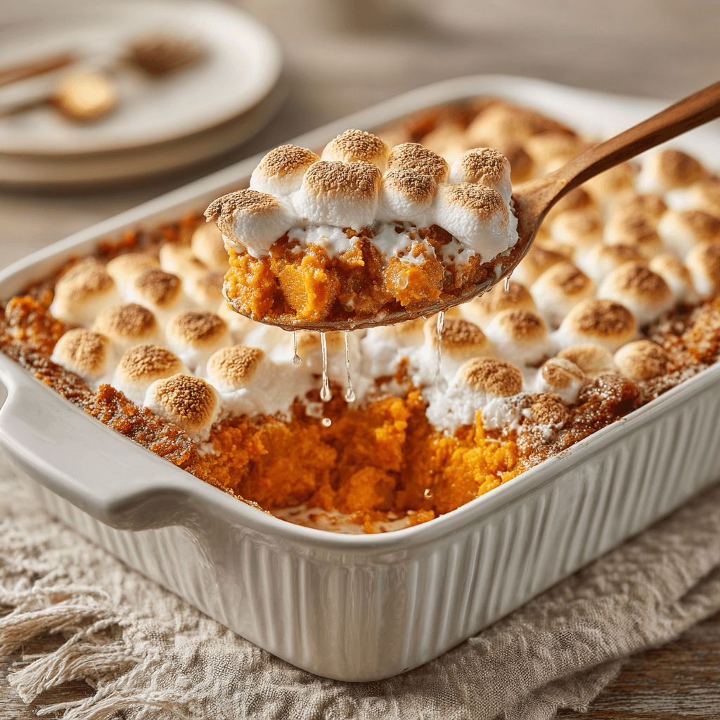 Sweet Potato Casserole with Marshmallows: A Must-Try Delight!