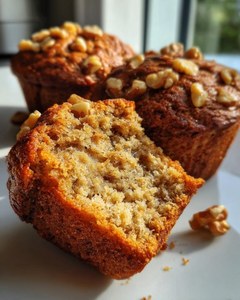 Healthy Protein Banana Muffins Moist Recipe