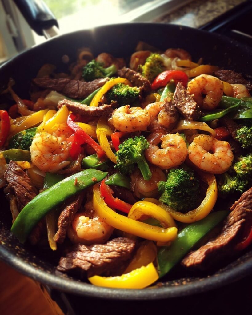 Surf Turf Stir Fry
