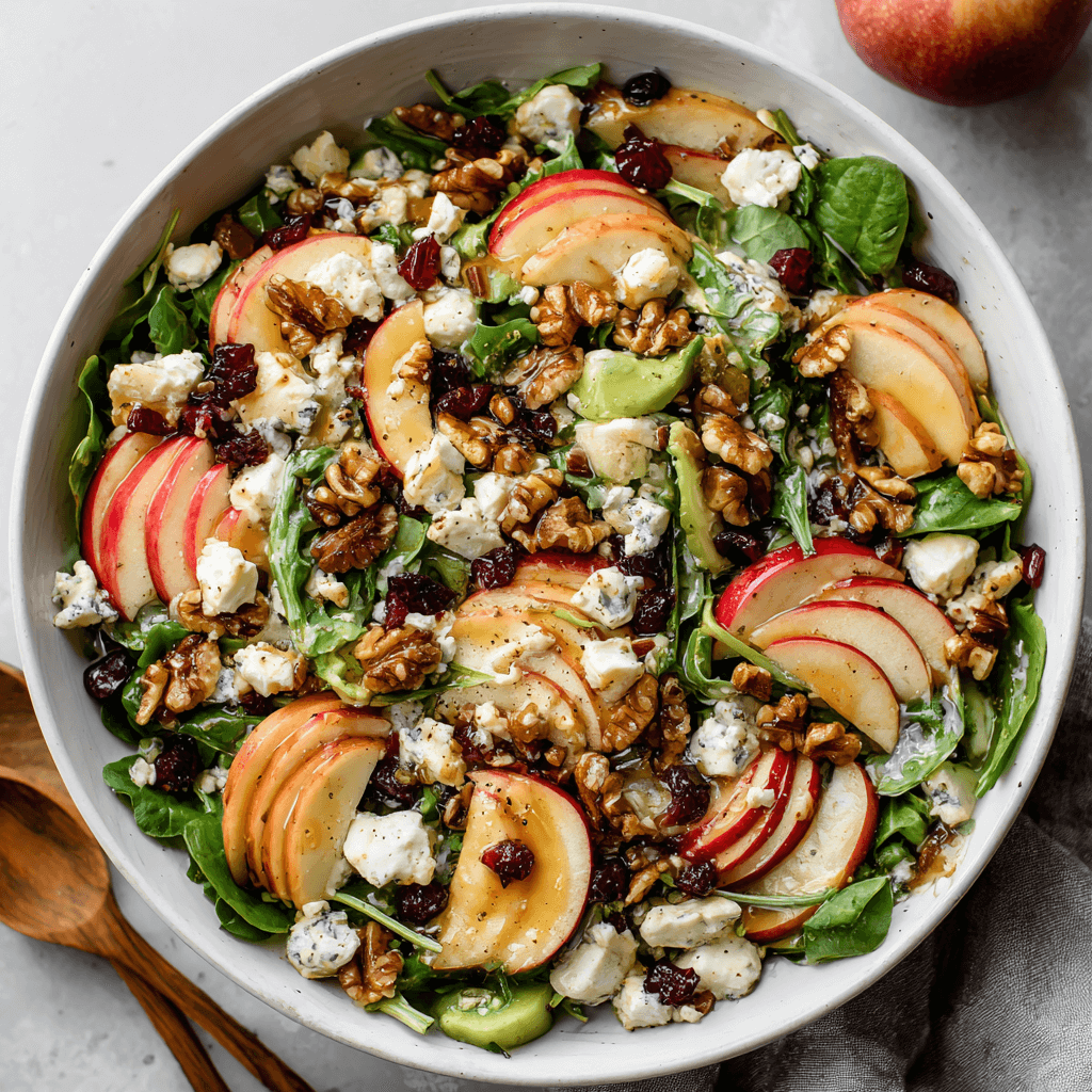 Autumn Harvest Honeycrisp Apple and Feta Salad Delights You!
