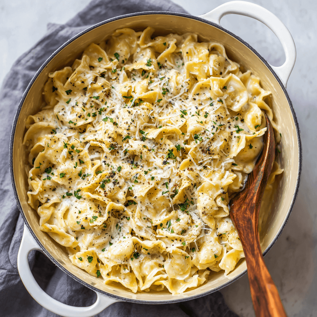 One Pot Creamy Garlic Pasta: A Simple, Delicious Meal!