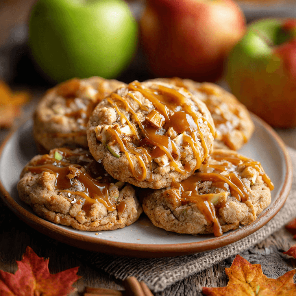 CARAMEL APPLE COOKIES that Will Delight Your Taste Buds!