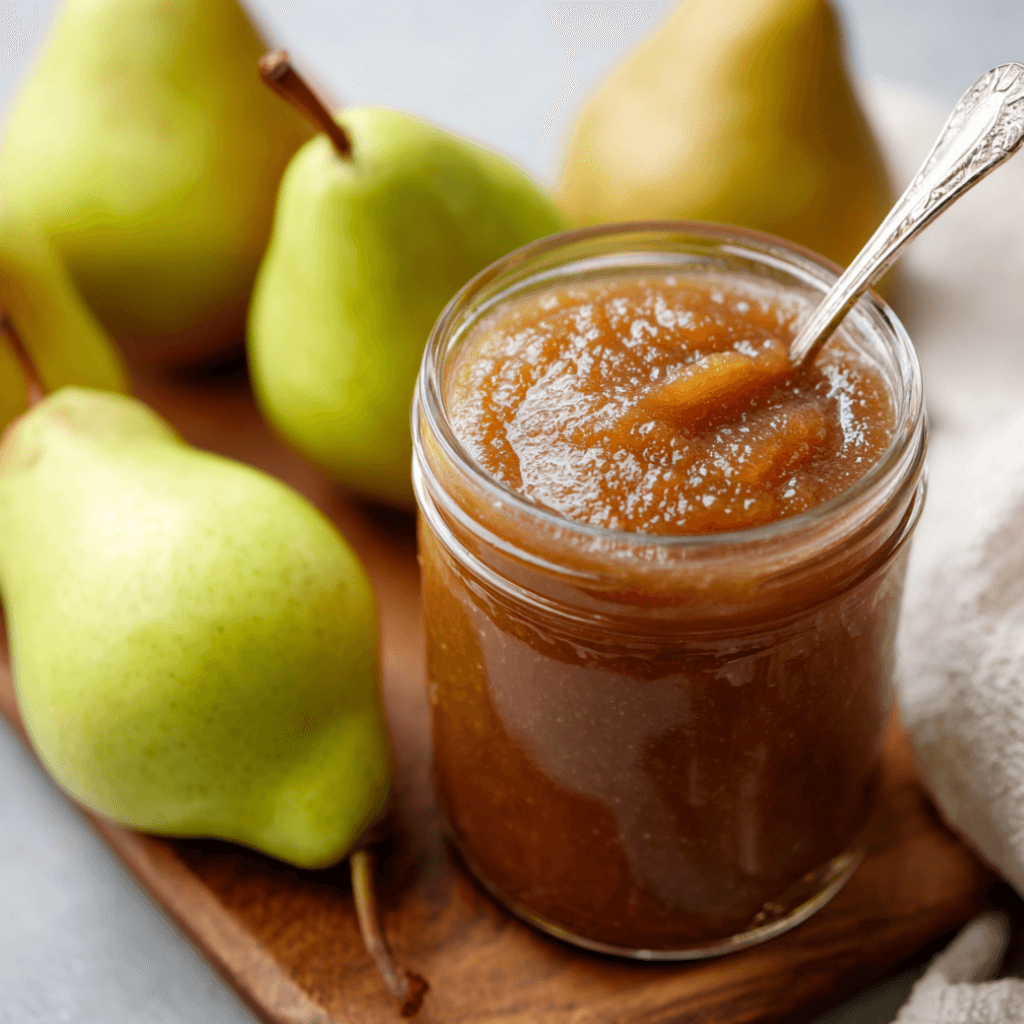 Crockpot Pear Butter (for canning) will delight your taste buds!