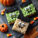 Frankenstein Rice Krispie Treats: A Spooky Delight!