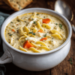 Easy Creamy Chicken Noodle Soup: A Heartwarming Delight!