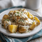 Garlic Parmesan Crockpot Chicken and Potatoes: Easy Delight!