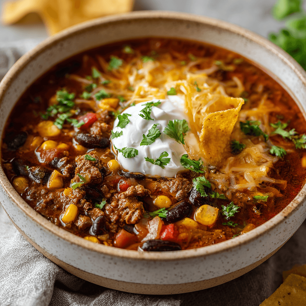 Hearty Taco Soup Recipe That Will Warm Your Soul
