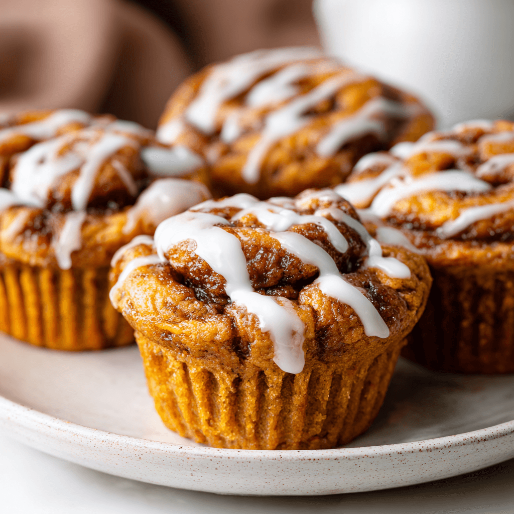 The Best Pumpkin Cinnamon Roll Muffins Ever You Must Try!