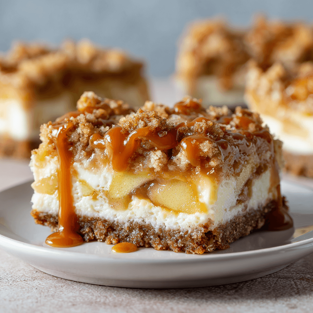 Caramel Apple Cheesecake Bars Recipe: Unleash Dessert Bliss!