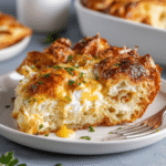 Overnight Croissant Breakfast Casserole for Easy Mornings