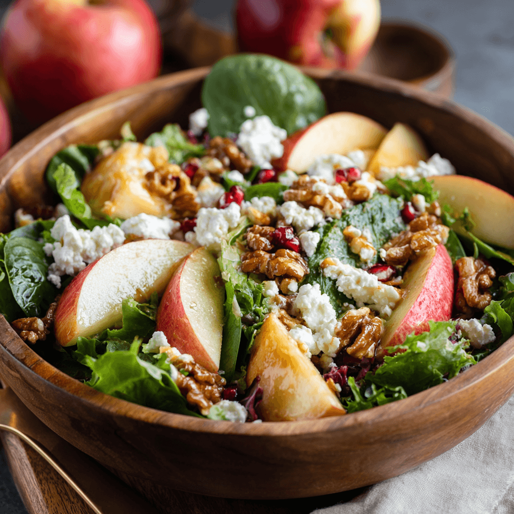 Autumn Harvest Honeycrisp Apple and Feta Salad delights!