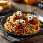 Bloody Spaghetti with Mozzarella Eyeballs: Dare to Taste?