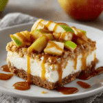 Caramel Apple Cheesecake Bars Recipe Perfect for Fall!