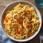 One-Pan Chicken with Buttered Noodles Made Easy!