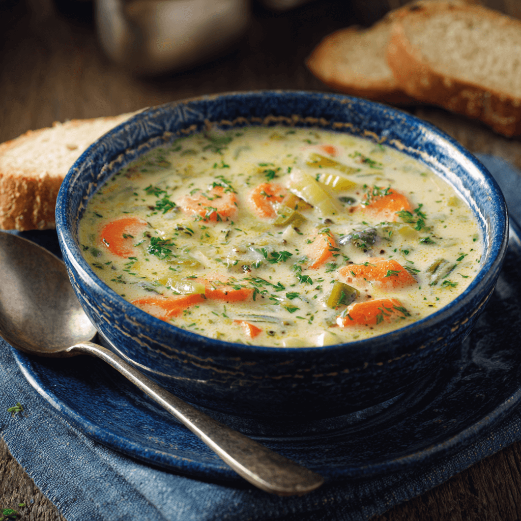 One-Pot Creamy Vegetable Soup to Delight Your Taste Buds!