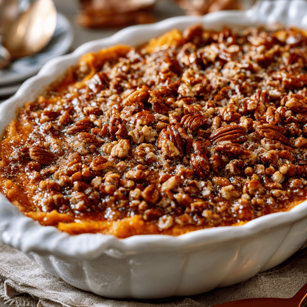 Southern Maple Sweet Potato Casserole That You'll Love!