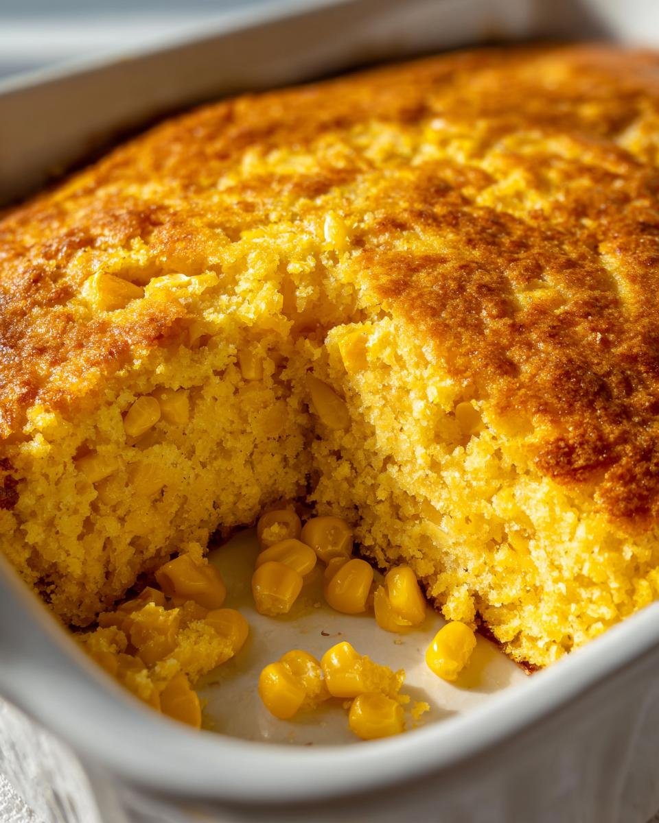 5 ingredient Corn Casserole - detail 2