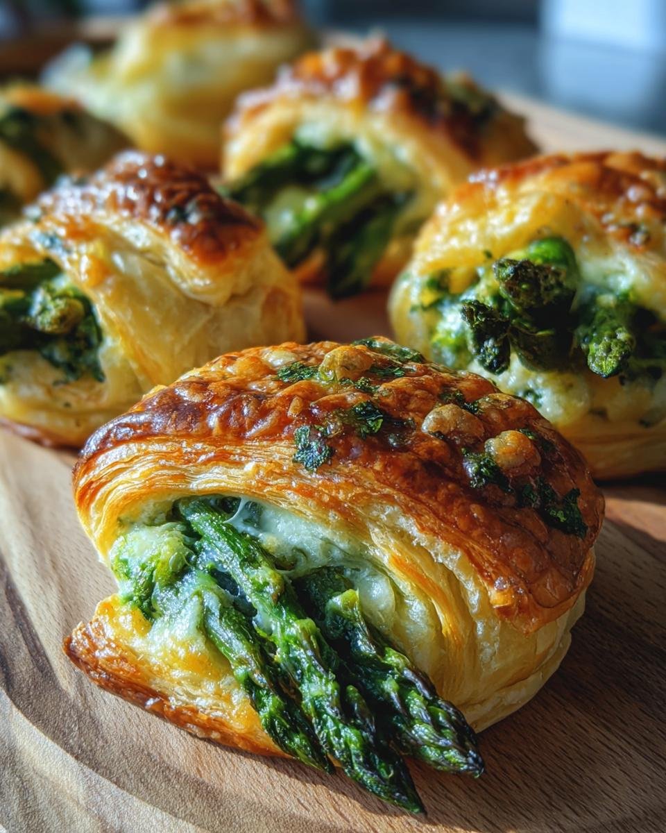 Asparagus Puff Pastry Appetizer - detail 1