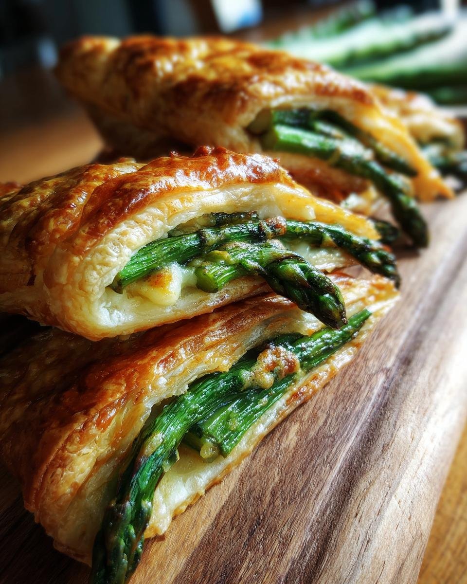 Asparagus Puff Pastry Appetizer - detail 2