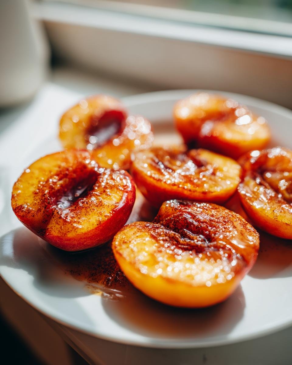 Caramelized Skillet Peaches - detail 1