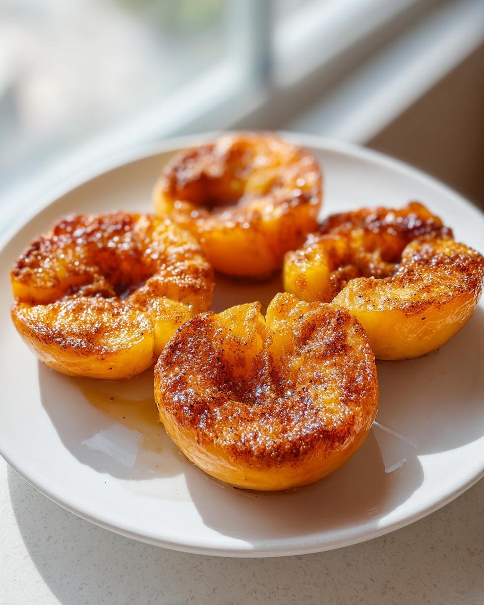 Caramelized Skillet Peaches - detail 2