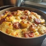 Cheesy Ranch Potatoes and Smoked Sausage