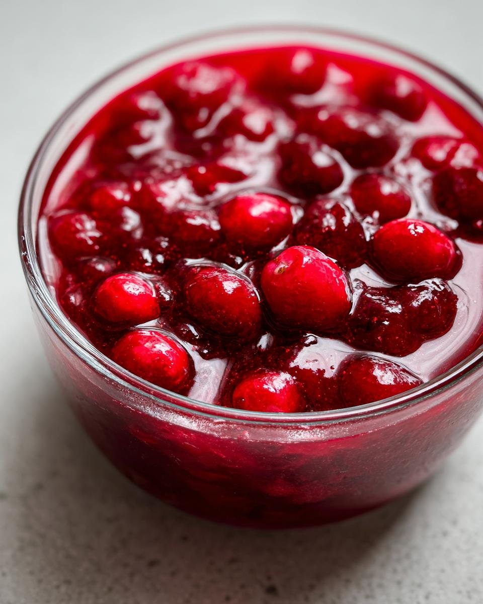 Classic Homemade Cranberry Sauce - detail 1