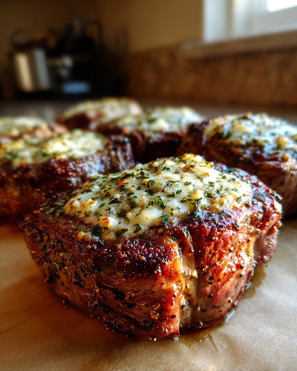 Crockpot Garlic Parmesan Beef Chops - detail 1