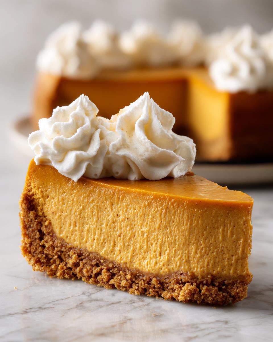 Decadent Pumpkin Cheesecake - detail 1
