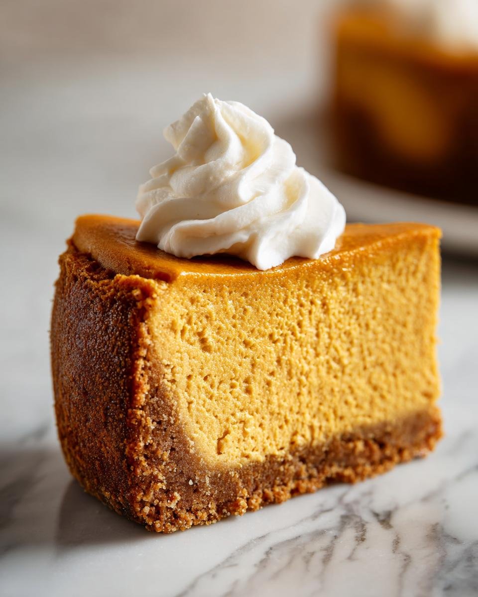 Decadent Pumpkin Cheesecake - detail 2